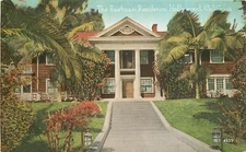 California Hollywood Eastman Residence roadside #4539 Postcard 21-13755