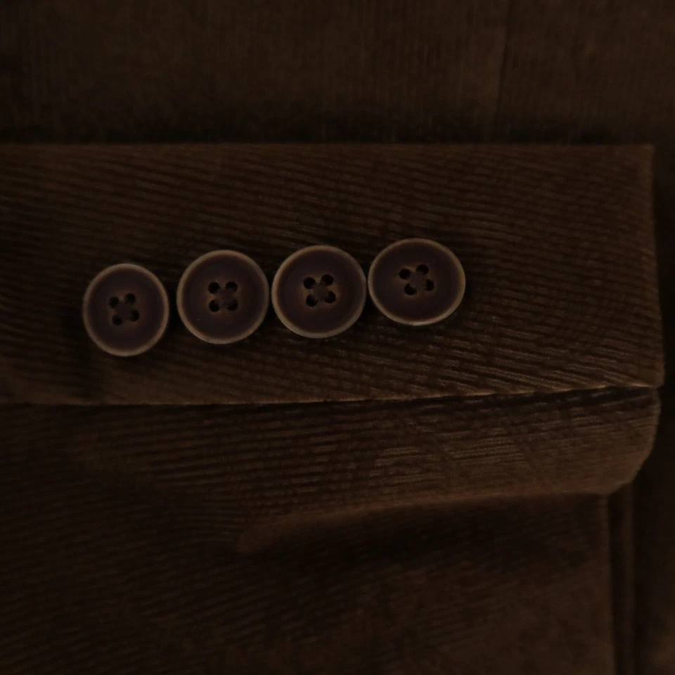 Chaqueta Van Huesen M Marrón Cachemira Mezcla Poliéster Pana Western 42R Foto 4 de 4