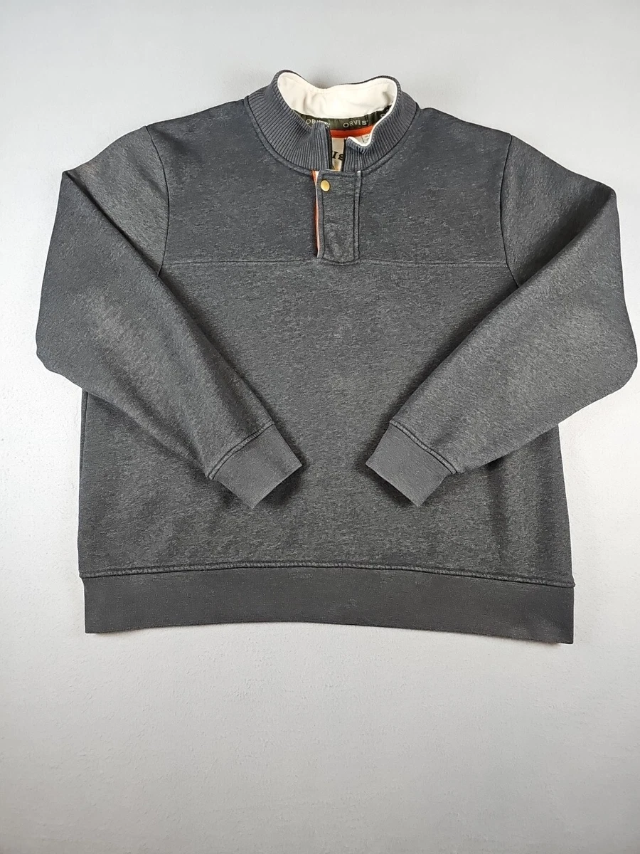 Pull polaire homme Orvis Sherpa doublé 1/4 zip grande