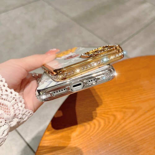 Luxury Girl Diamond Crystal Phone Case For iPhone 15 14 13 12 11 Pro Max XR XS - Picture 8 of 23