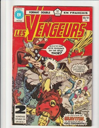 Les Vengeurs #90/91 - Marvel French Editions Heritage -The Avengers - Foto 1 di 2