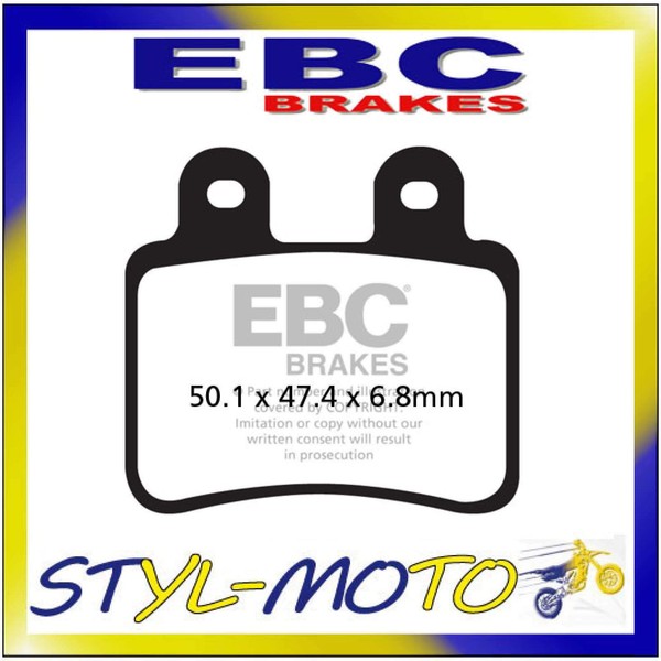FA350HH BeläGe Sinter Hintere Ebc Derbi Drd 50 Sm Senda Evo 2008-2011-image