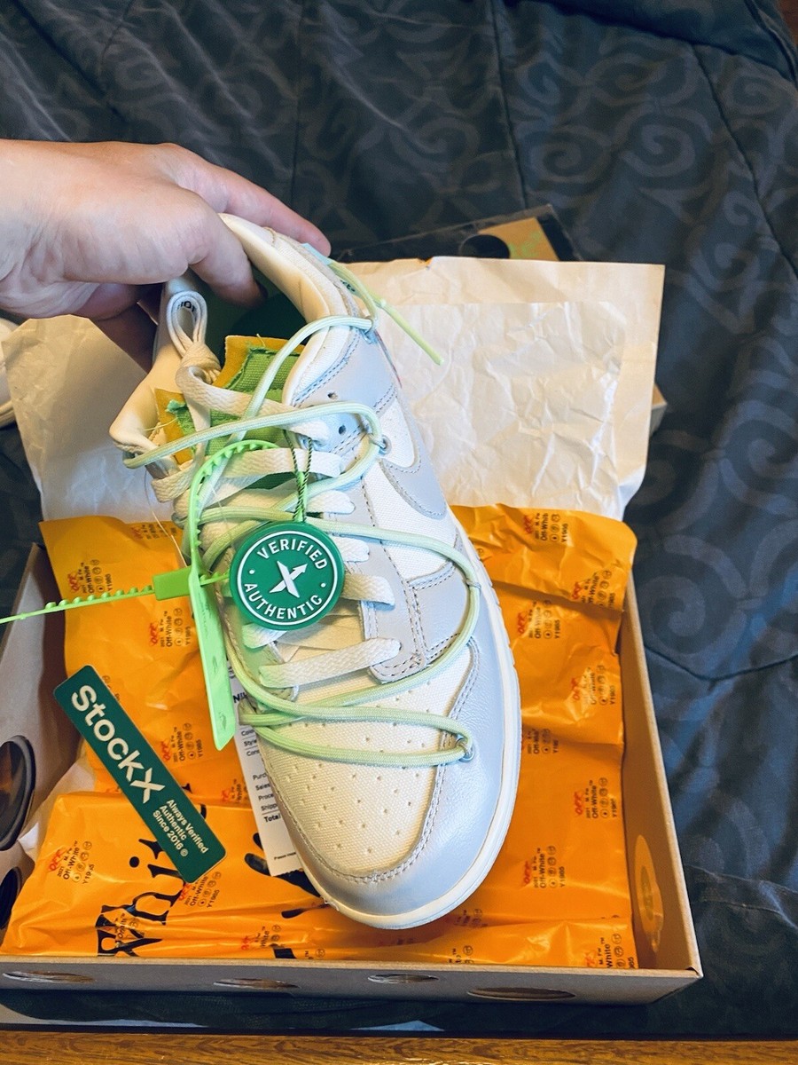 StockX verified Nike Dunk Low x Off-White Lot 07 of 50 (2021 StockX verified Nike Dunk Low x Off-White Lot 07 of 50 (2021