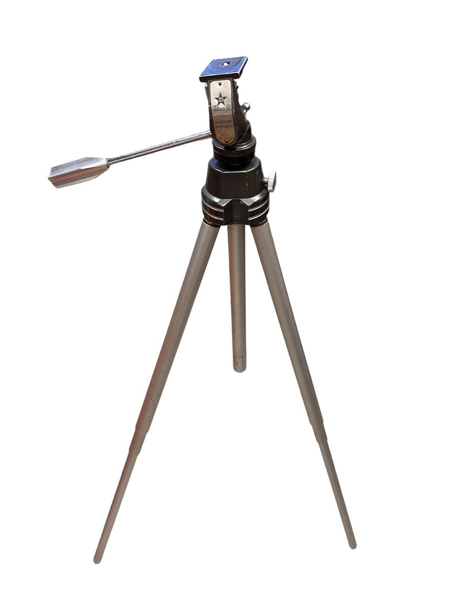 Vintage Star D Davidson Optronics Aluminum Tripod Made In