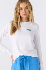 O'Neill Breezy UPF L/S Tee - Women's - Medium / White