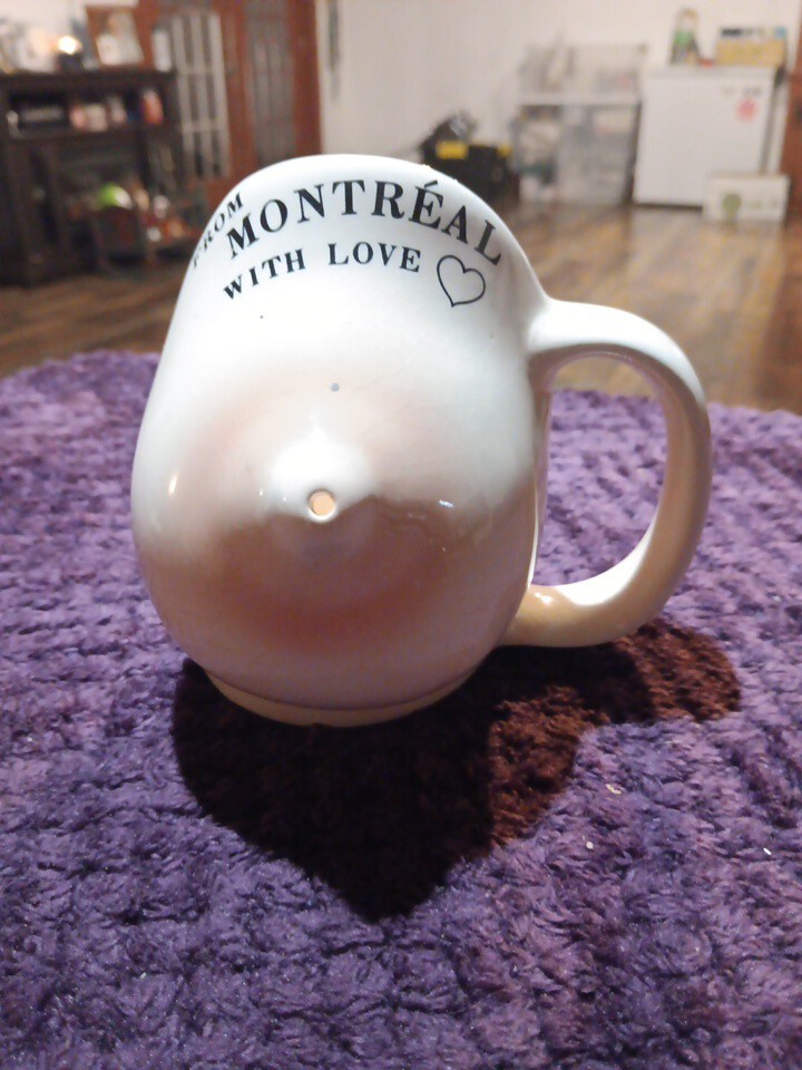 Vintage Ceramic Boob Breast 70s Novelty Sipper Coffee Cup Mug Nipple Spout  | eBay