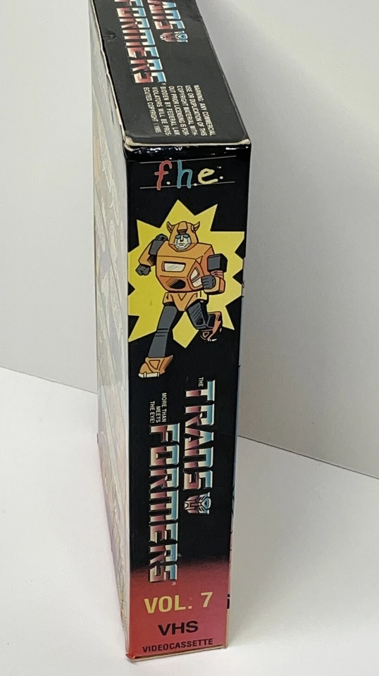 Vtg Transformers VHS Volume 7 Transport to Oblivion 1985 FHE RARE Big Box Rental - Image 4 of 4