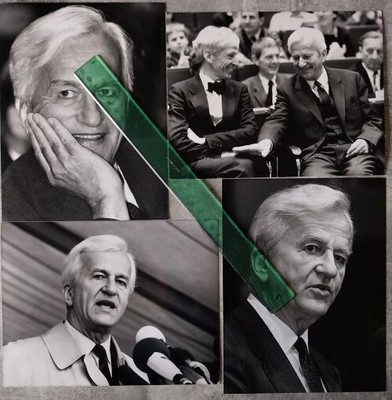 4x Foto Politiker RICHARD VON WEIZSÄCKER - Pressefoto Vintage  Bundespräsident