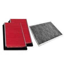 2x Engine Air Filter + Cabin Air Filter for 2016-2023 Infiniti Q50 3.0L Turbo