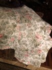 3 Pc Laura Ashley Cottage Rose Curtain Panels Pink, Green Floral Shabby Chic 64”