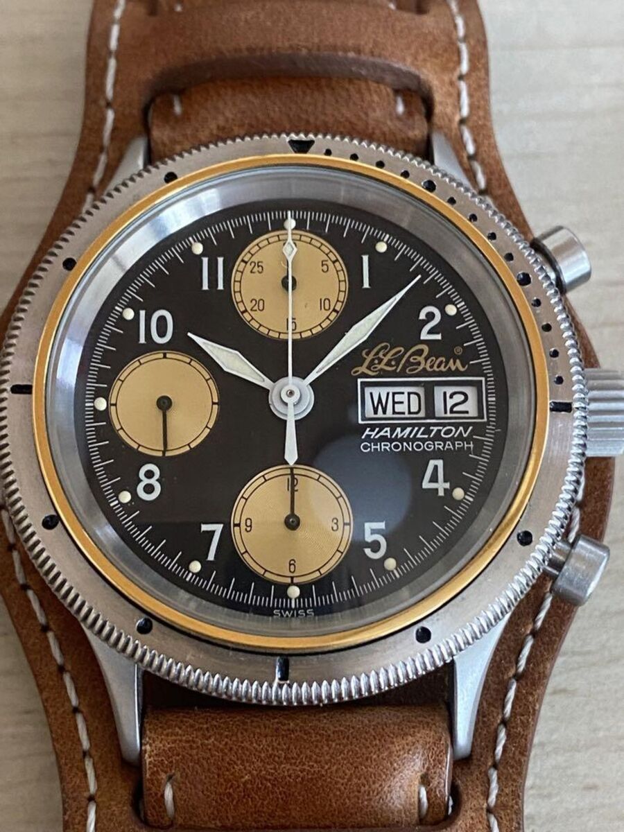 Hamilton Khaki LLBean Automatic Chronograph Watch | eBay Hamilton Khaki LLBean Automatic Chronograph Watch | eBay