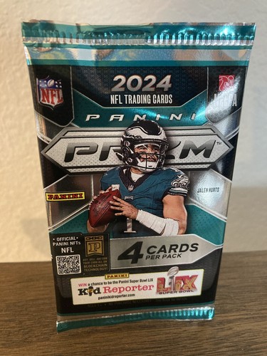 2024 PANINI NFL FOOTBALL Pack Guaranteed Green Ice Prizm ! possible Daniels RC?