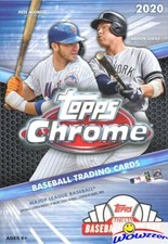 2020 Topps Chrome Baseball Factory Sealed HANGER Box with Topps Update Previews!