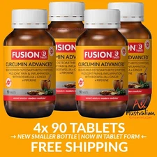 Fusion Curcumin Advanced 90 Tablets - 4 PACK - $41.45 each