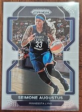 2022 PANINI PRIZM WNBA SEIMONE AUGUSTUS MINNESOTA LYNX CARD #44 NM/MT