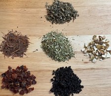 Cold and Flu Relief Organic Loose Leaf Herbal Tea Blend - 2oz