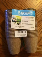 SFEE Keep the Best 48/96 Pack Seed Starter Cups with Labels Keep the Best New