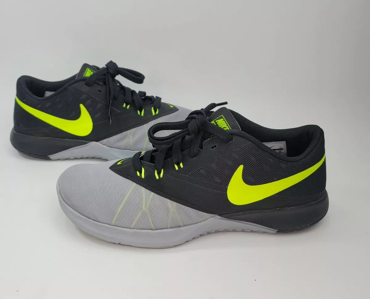 Nike FS Lite Trainer 4 844794-004 Wolf Volt Black Shoes Sz 8 | eBay