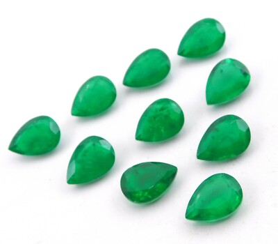 9x13 MM Smaragd Dublette Tropfenschliff Lose Knstlicher Edelstein fr  Schmuck | eBay.de