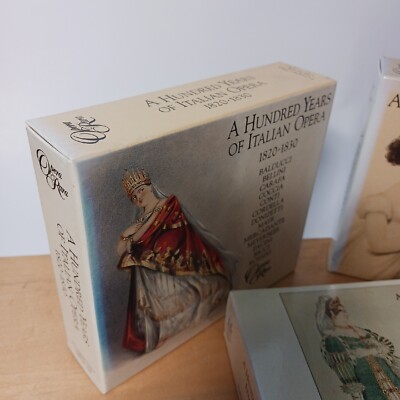 A HUNDRED YEARS OF ITALIAN OPERA RARA 3 box Set 1800-1810, 1810