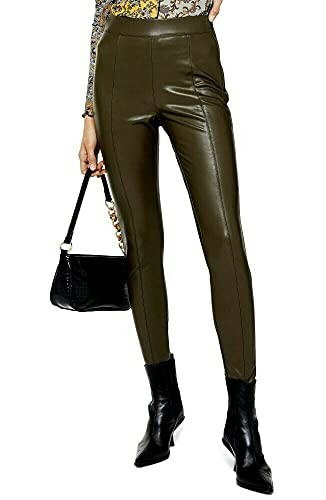 Topshop Piper Faux Leather Skinny 