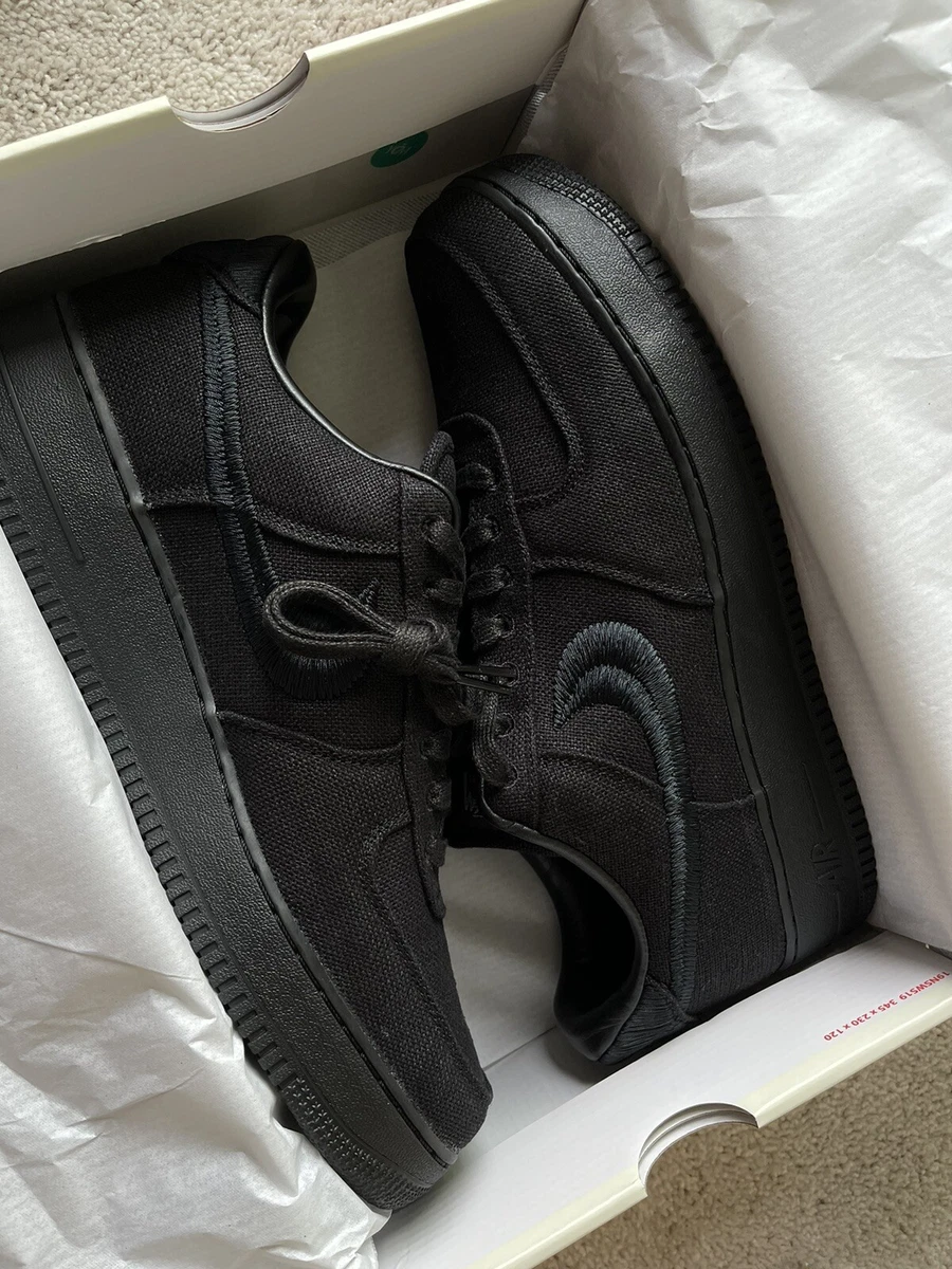 Nike Air Force 1 Low Stussy Black for Sale | Authenticity