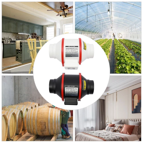 4In Multifunctional Powerful Mute Exhaust Fan Pipe Vent Exhaust Fan Duct 2550RPM - Picture 7 of 39