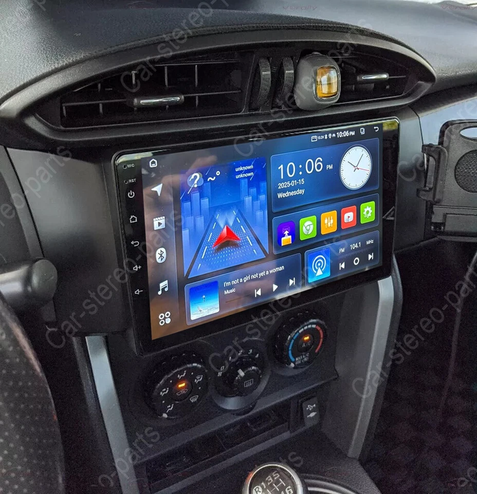 9" Car Stereo Radio Fit For 2012-2016 Toyota 86/GT86 Carplay Android13 GPS Navi Foto 2 de 4