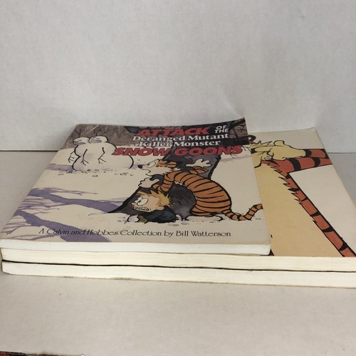 Lot Of 3 Calvin And Hobbes Paperback Picture/Comic Books By Bill Watterson - Picture 3 of 9
