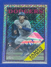 2023 Topps Series 1 James Outman Silver Pack Mojo Auto /199 Dodgers Rookie RC