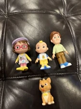 Cocomelon Family Figure 3" figures Father Dog Boy Girl 2021 Jazwares Moonbug