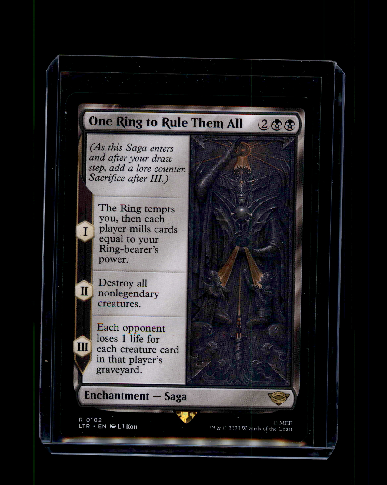 MTG One Ring to Rule Them All #102 Rare Universes Beyond: The Lord of the Rings