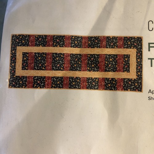 Fleur La File Table Runner Connecting Threads 18x44 #13448D Quilting Kit - Picture 2 of 5