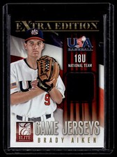 Brady Aiken 2013 Panini Elite Extra Edition Game Jerseys Worn Relic Card  #1
