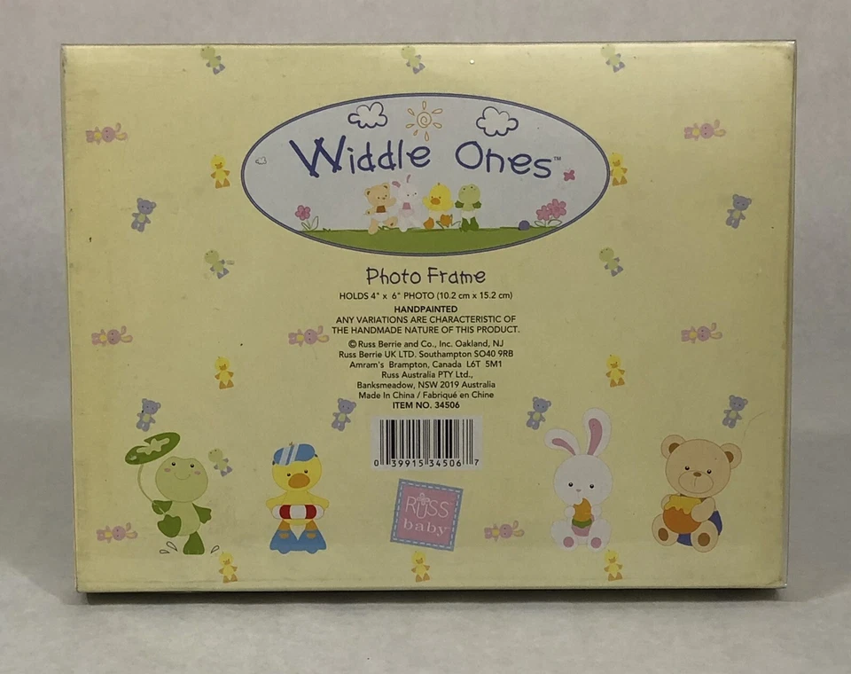 Marco de fotos Widdle Ones vadeando para spling Splash 4x6 Russ bebé baño patos patos Foto 2 de 4