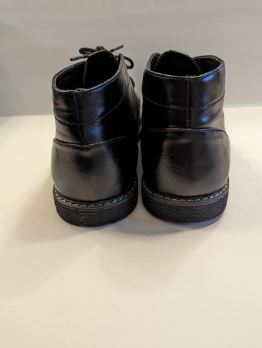 Men's London Fog Blackburn Chukka Vegan Black Dress Shoe Boots sz 13 M - Picture 10 of 10