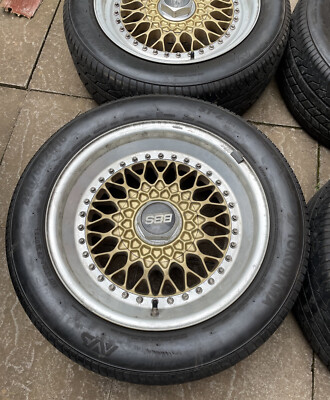 GENUINE SET OF 4 16” BBS RS PORSCHE 5x130 911 928 964 TURBO S2 VW