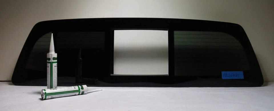 Fit 2017-2025 Nissan Titan 2 & 4 Door Power Slider Back Glass Window+Heat+2Glues Foto 2 de 4