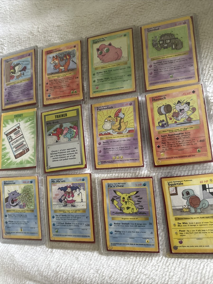 Pukemon Cards Mad Magazine Parody Cards 1999 | eBay