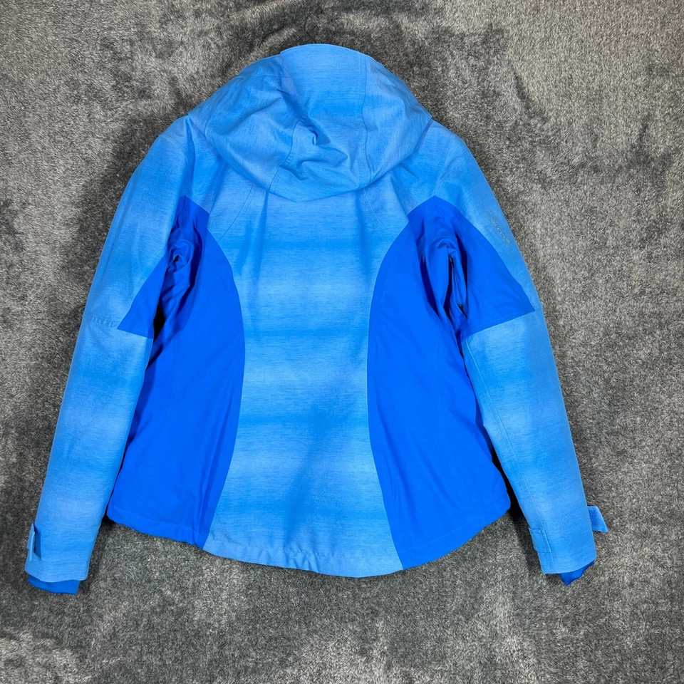 Athleta Ski Jacket Womens 1X Blue Recco Winter Primaloft Heavy Duty Warm Comfort - Image 2 of 4