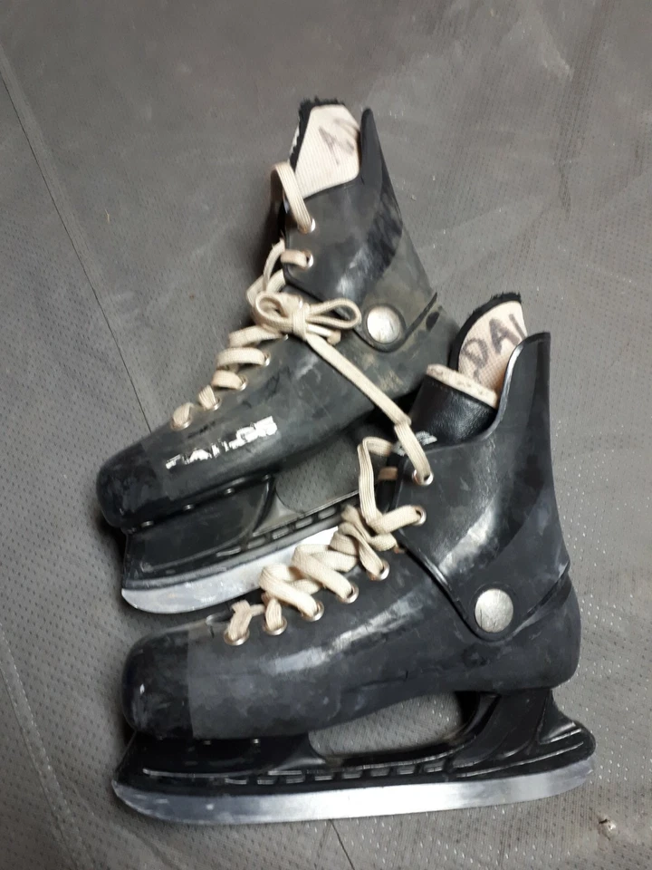 Patines de hockey Lange vintage para hombre talla 5 usados Canadá Foto 2 de 3