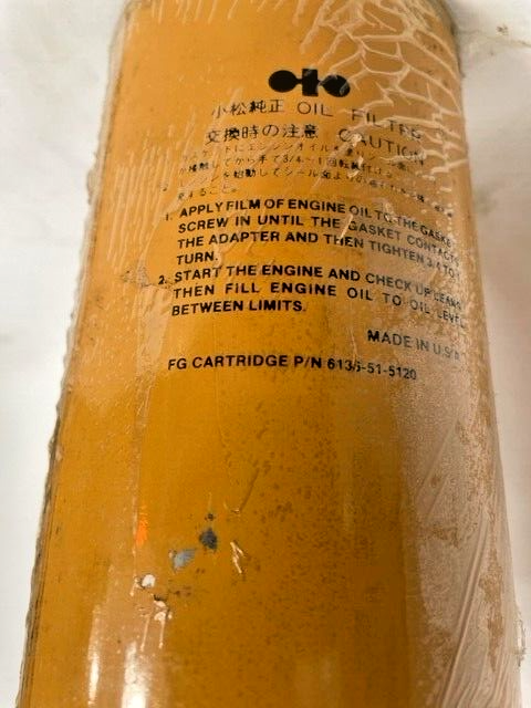 Komatsu 6136-51-5120 Oil Filter OEM | eBay