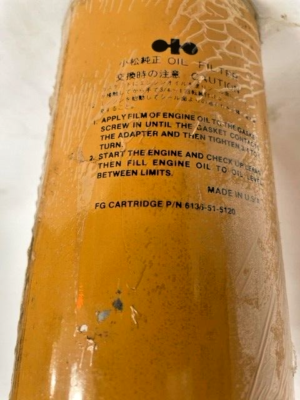 Komatsu 6136-51-5120 Oil Filter OEM | eBay