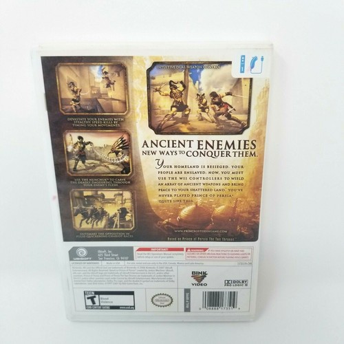 Nintendo Wii Prince of Persia: Rival Swords (Nintendo Wii, 2007) Video Game - Picture 2 of 2