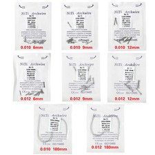 Dental Orthodontic Niti Closed/Open Coil Spring Arch Wires 012/010 6/9/12mm
