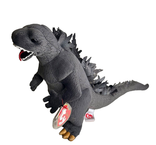 VTG Godzilla TY CLASSICS Plush 8 Inch Tall VERY NICE - Picture 2 of 5