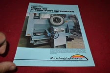 A.O. Smith Harvestore 410 30 Cubic Foot Batch Mixer Dealer's Brochure DCPA4 