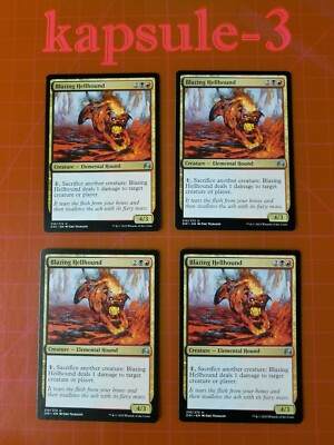 4x Blazing Hellhound | Magic Origins | MTG Magic Cards | eBay