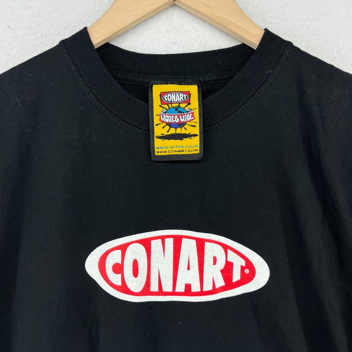 90s CONART コナート グラフィック Tシャツ ブラック ビンテージ 90s CONART コナート グラフィック Tシャツ ブラック ビンテージ