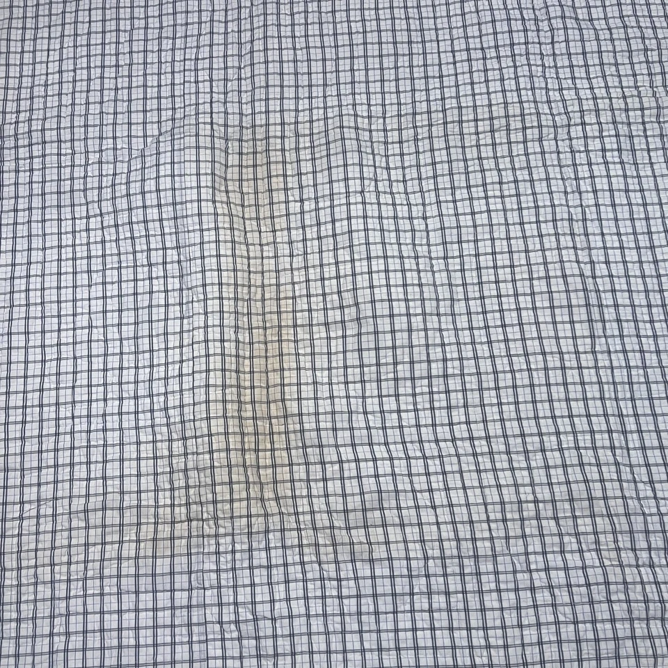 Pottery Barn Kids Boys Sports Patchwork Quilt Bed Blanket FLAW Blue Twin 68x86 - Image 4 of 4